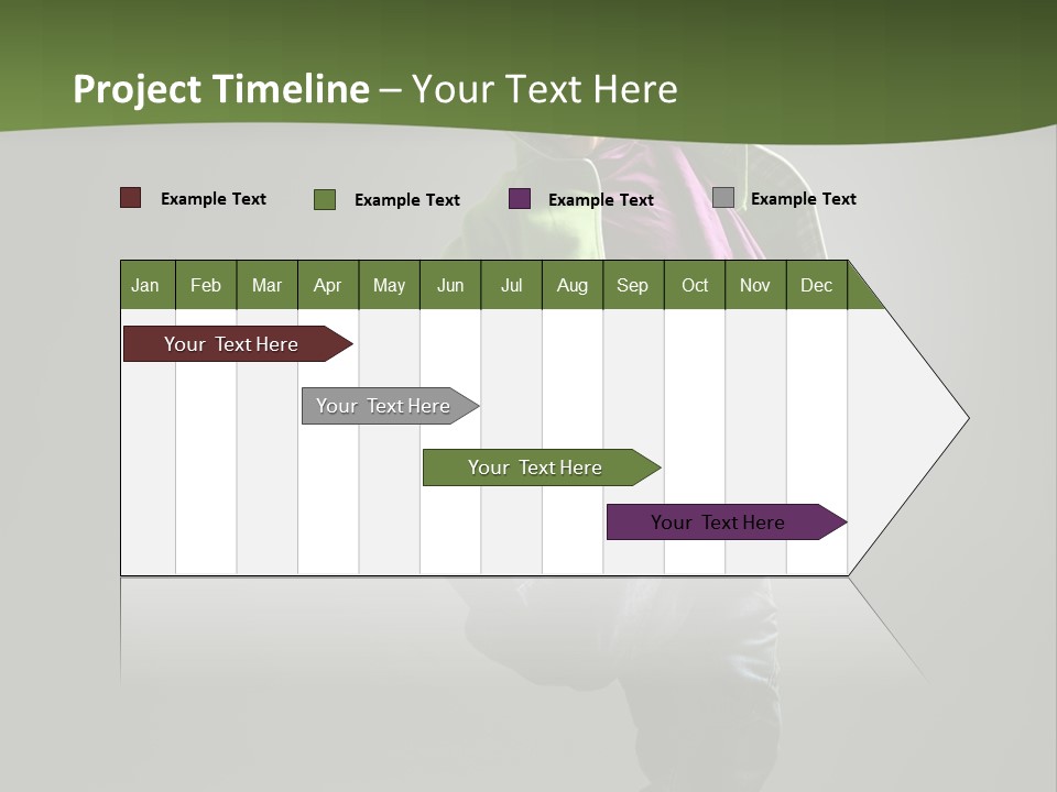 Lifestyle Attractive Breakdancer PowerPoint Template