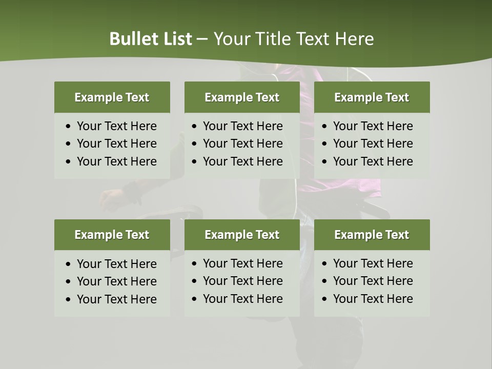 Lifestyle Attractive Breakdancer PowerPoint Template