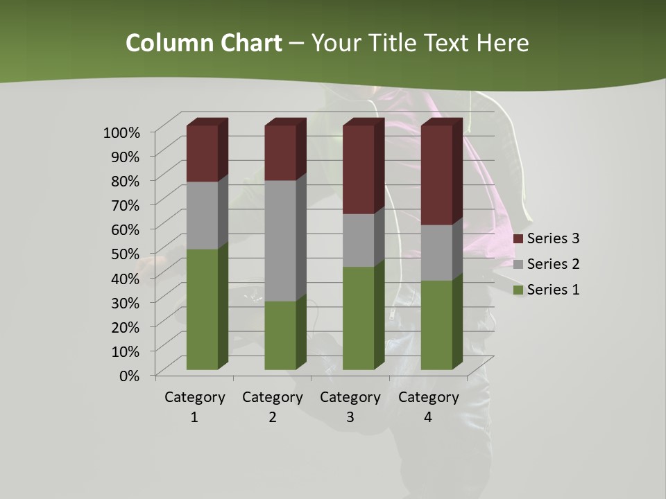 Lifestyle Attractive Breakdancer PowerPoint Template