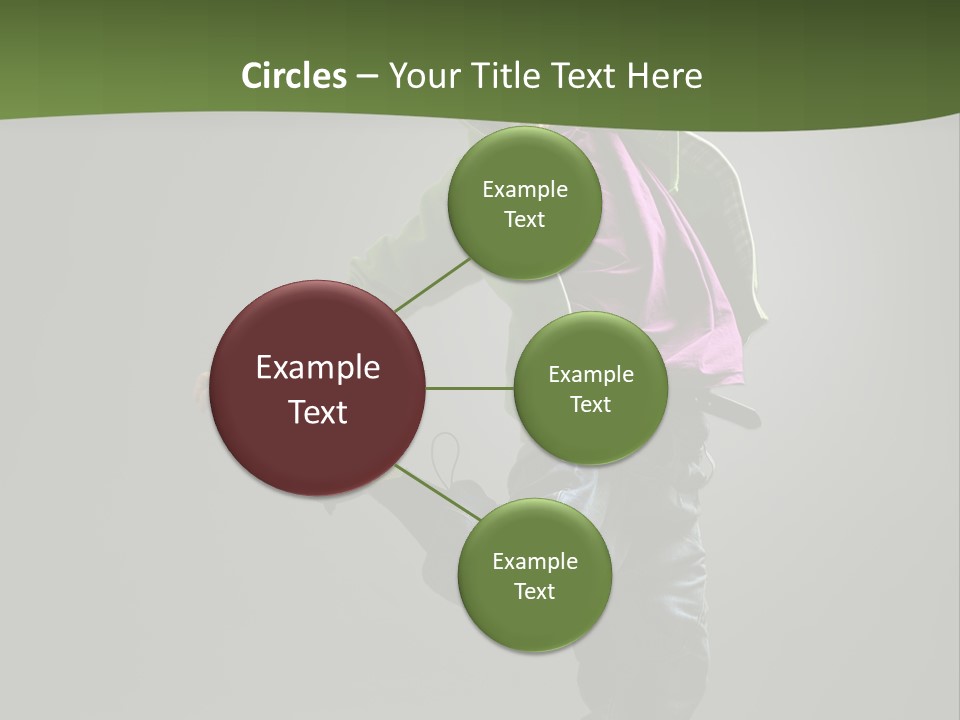 Lifestyle Attractive Breakdancer PowerPoint Template