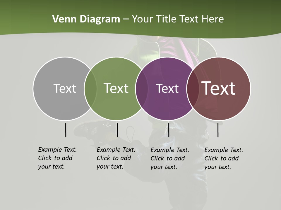 Lifestyle Attractive Breakdancer PowerPoint Template