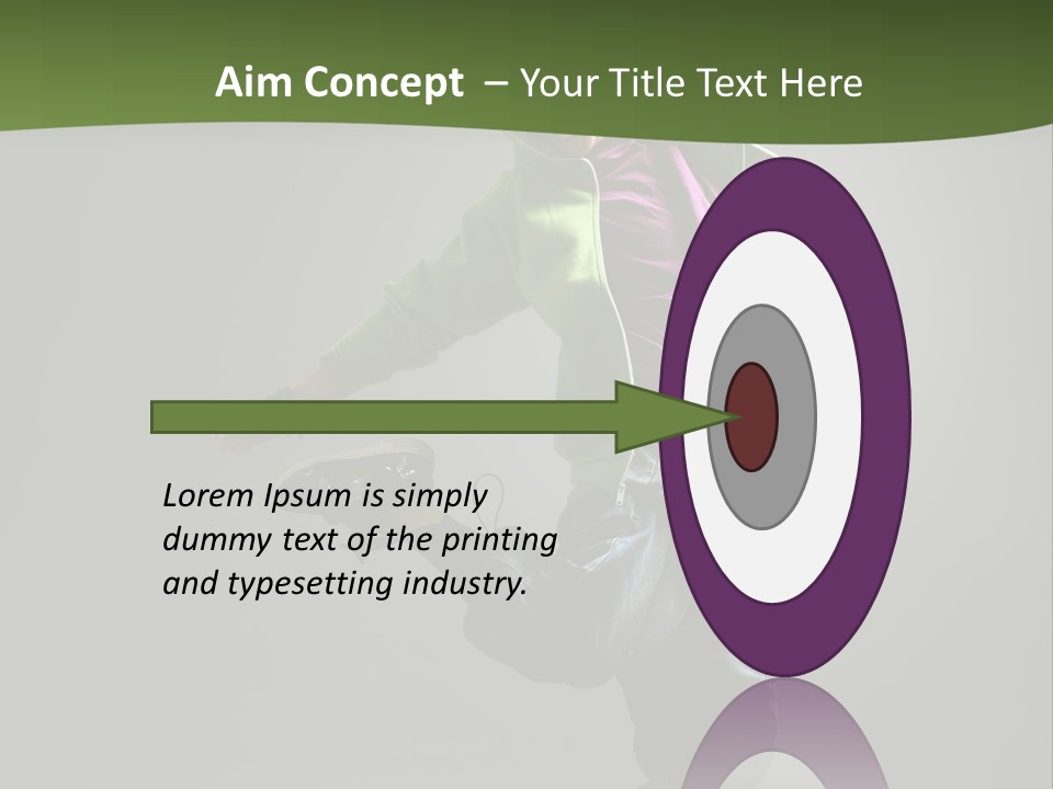 Lifestyle Attractive Breakdancer PowerPoint Template