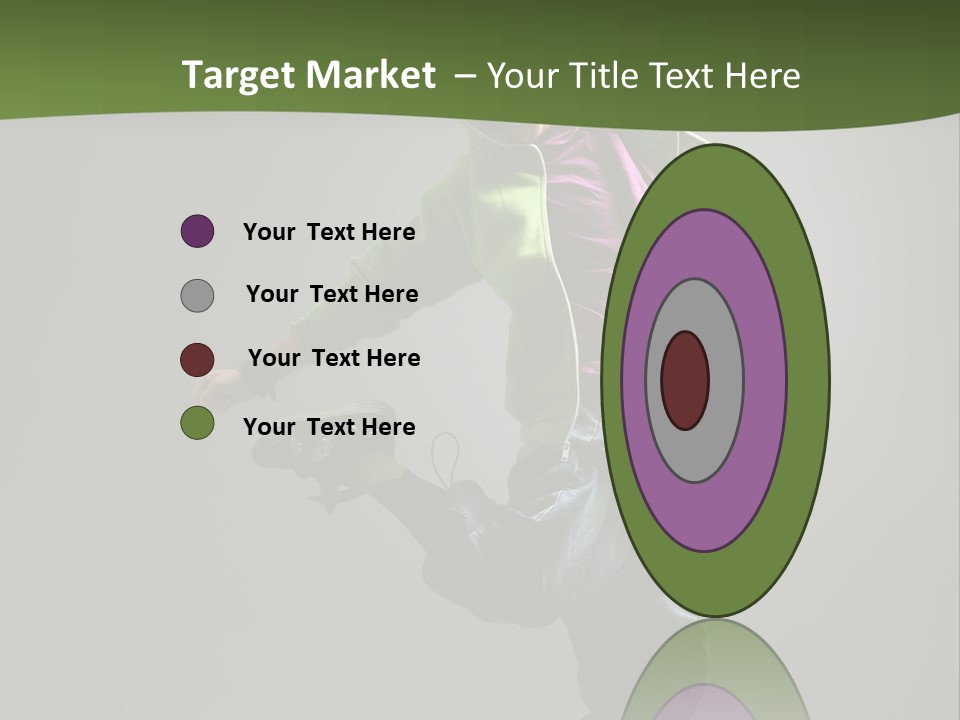 Lifestyle Attractive Breakdancer PowerPoint Template