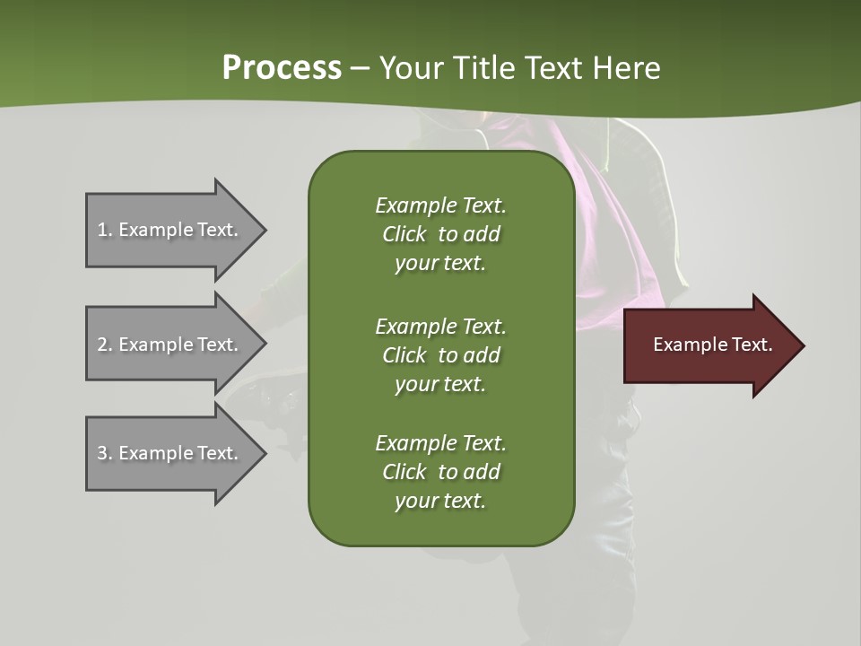 Lifestyle Attractive Breakdancer PowerPoint Template