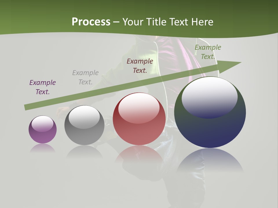 Lifestyle Attractive Breakdancer PowerPoint Template