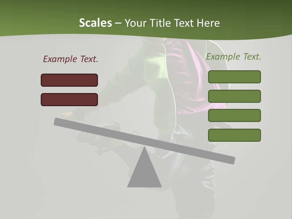 Lifestyle Attractive Breakdancer PowerPoint Template