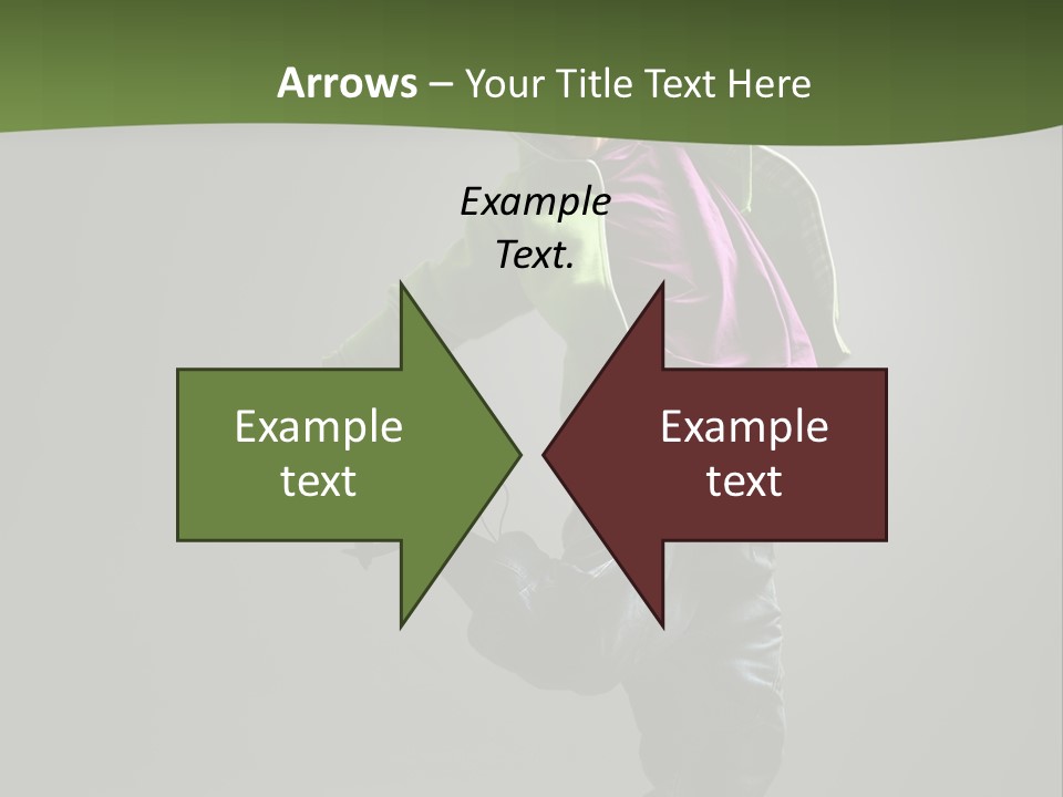 Lifestyle Attractive Breakdancer PowerPoint Template