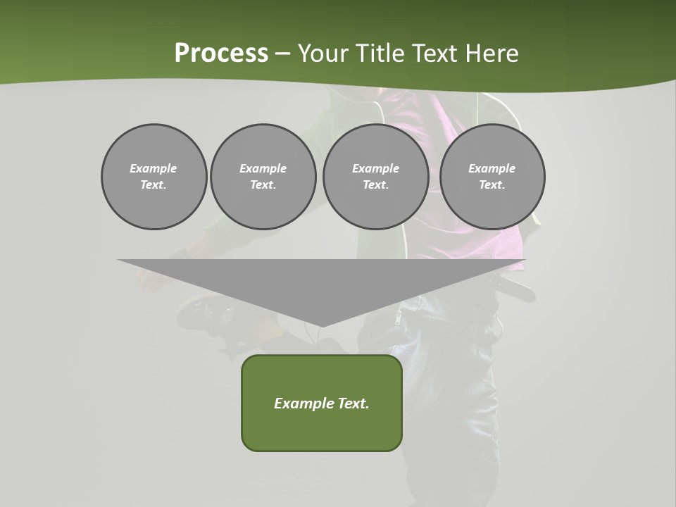 Lifestyle Attractive Breakdancer PowerPoint Template