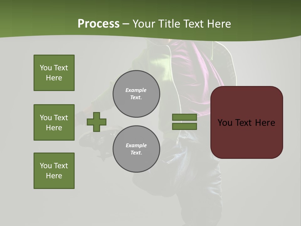 Lifestyle Attractive Breakdancer PowerPoint Template