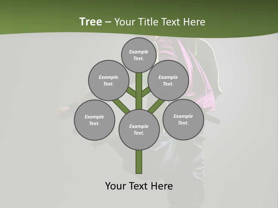 Lifestyle Attractive Breakdancer PowerPoint Template