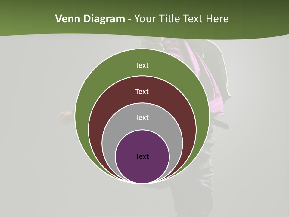 Lifestyle Attractive Breakdancer PowerPoint Template