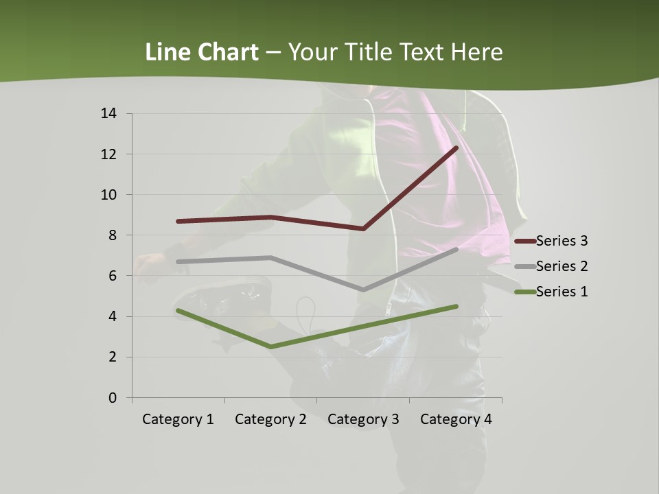 Lifestyle Attractive Breakdancer PowerPoint Template