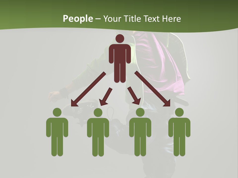 Lifestyle Attractive Breakdancer PowerPoint Template