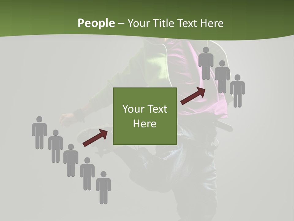 Lifestyle Attractive Breakdancer PowerPoint Template