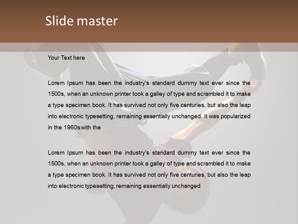 Muscular Aerobics  PowerPoint Template