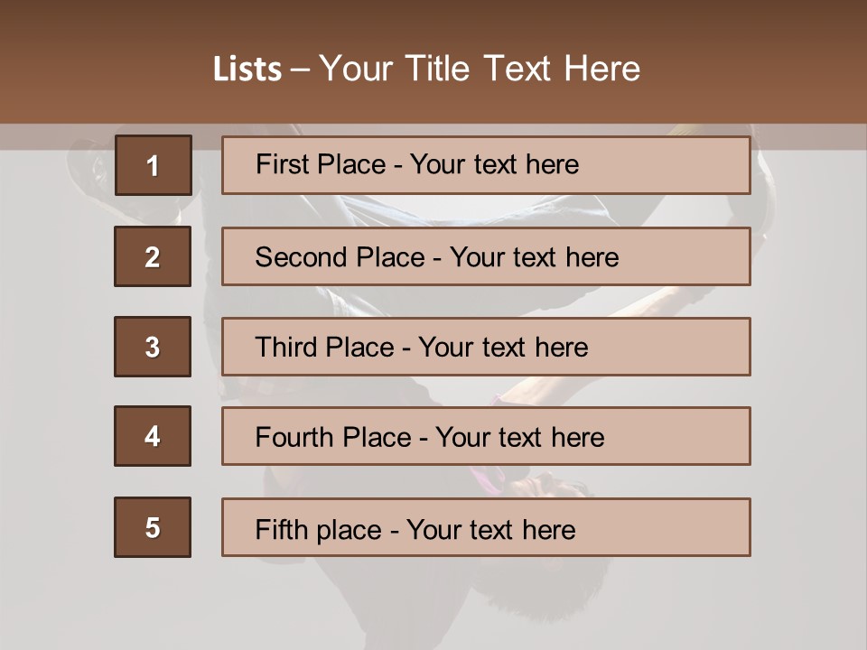 Muscular Aerobics  PowerPoint Template