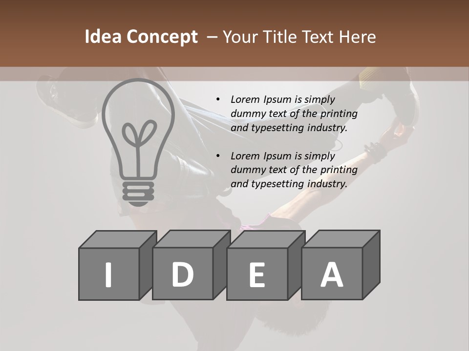 Muscular Aerobics  PowerPoint Template