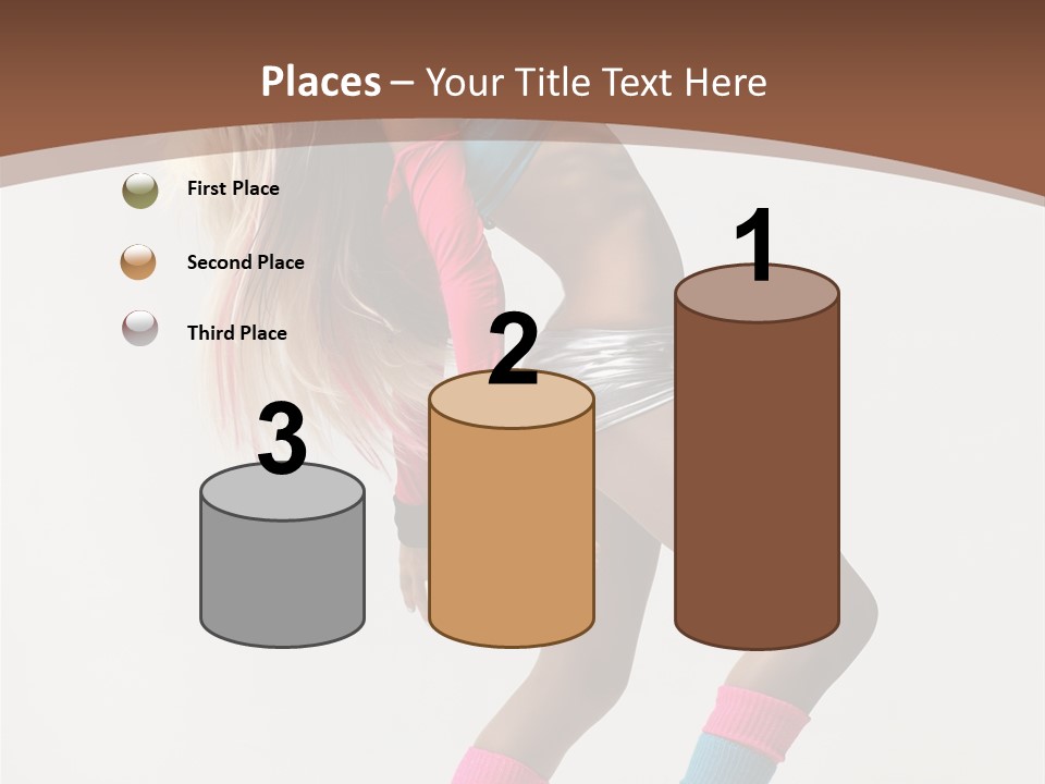 Modern Female Vertical PowerPoint Template