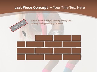 Modern Female Vertical PowerPoint Template