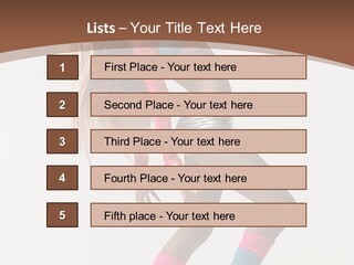 Modern Female Vertical PowerPoint Template