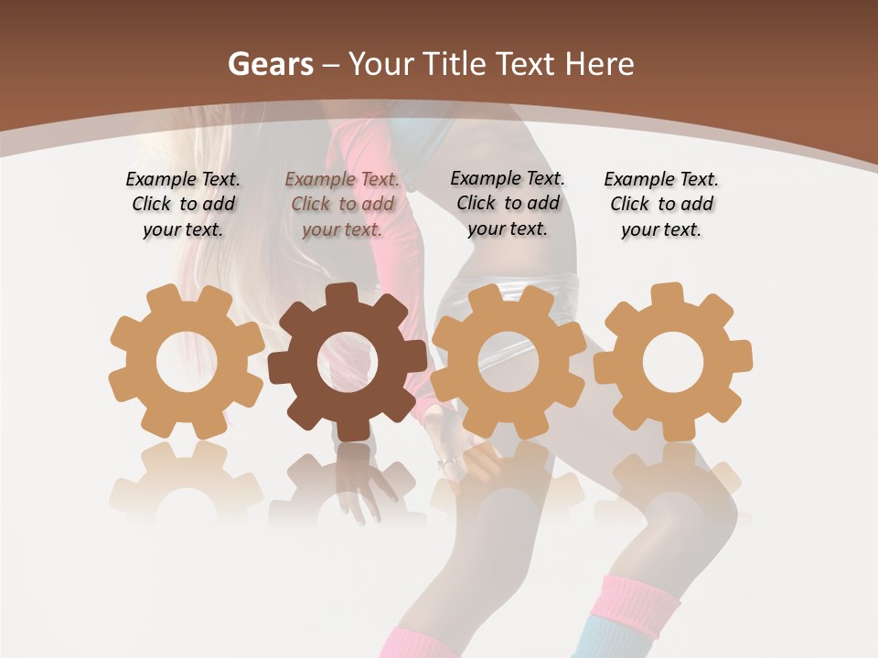 Modern Female Vertical PowerPoint Template