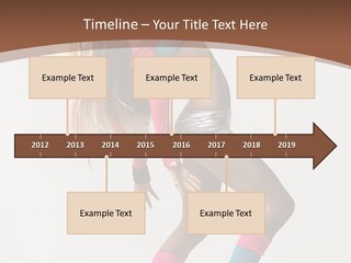 Modern Female Vertical PowerPoint Template