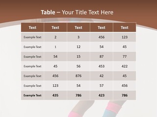 Modern Female Vertical PowerPoint Template