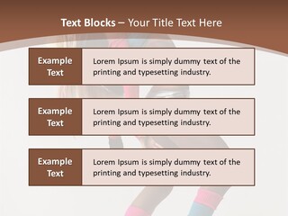Modern Female Vertical PowerPoint Template