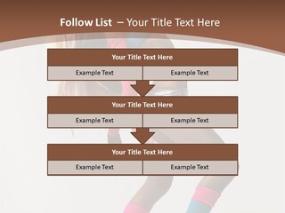 Modern Female Vertical PowerPoint Template