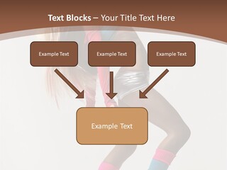 Modern Female Vertical PowerPoint Template