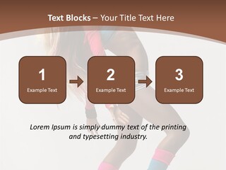 Modern Female Vertical PowerPoint Template