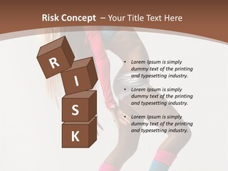 Modern Female Vertical PowerPoint Template