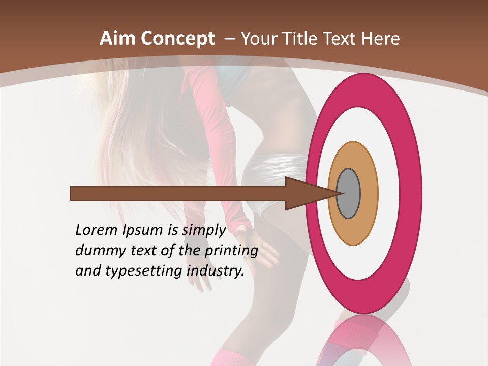 Modern Female Vertical PowerPoint Template