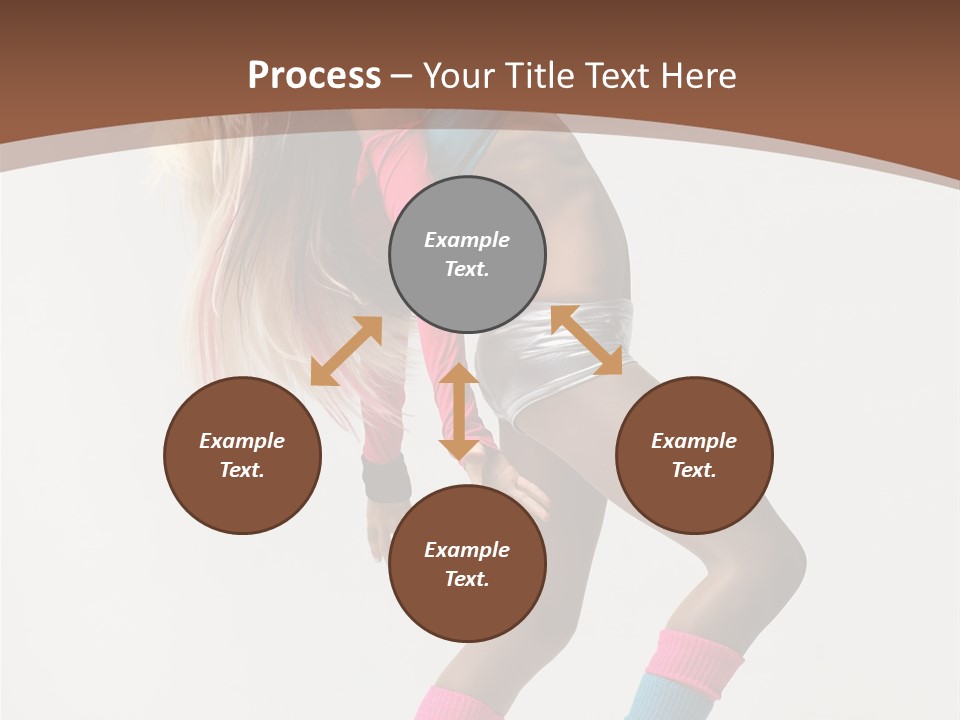 Modern Female Vertical PowerPoint Template
