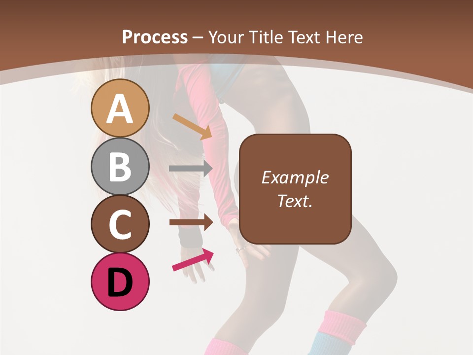 Modern Female Vertical PowerPoint Template