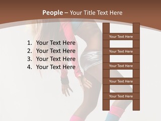 Modern Female Vertical PowerPoint Template