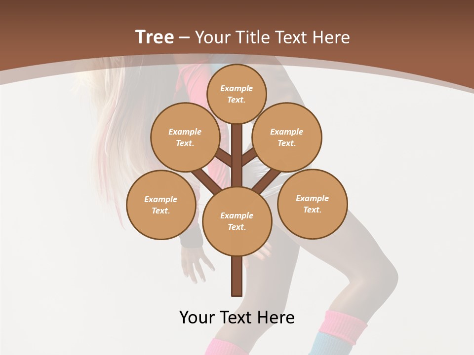 Modern Female Vertical PowerPoint Template