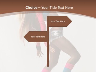 Modern Female Vertical PowerPoint Template