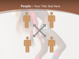 Modern Female Vertical PowerPoint Template