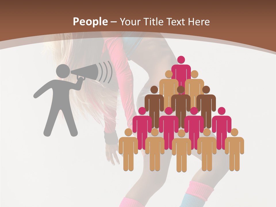 Modern Female Vertical PowerPoint Template