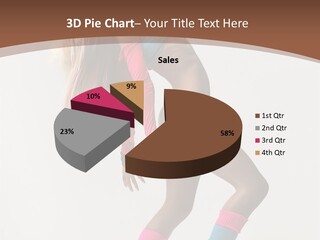 Modern Female Vertical PowerPoint Template