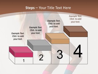 Modern Female Vertical PowerPoint Template