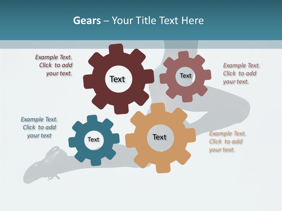 Jump Acrobat Beautiful PowerPoint Template