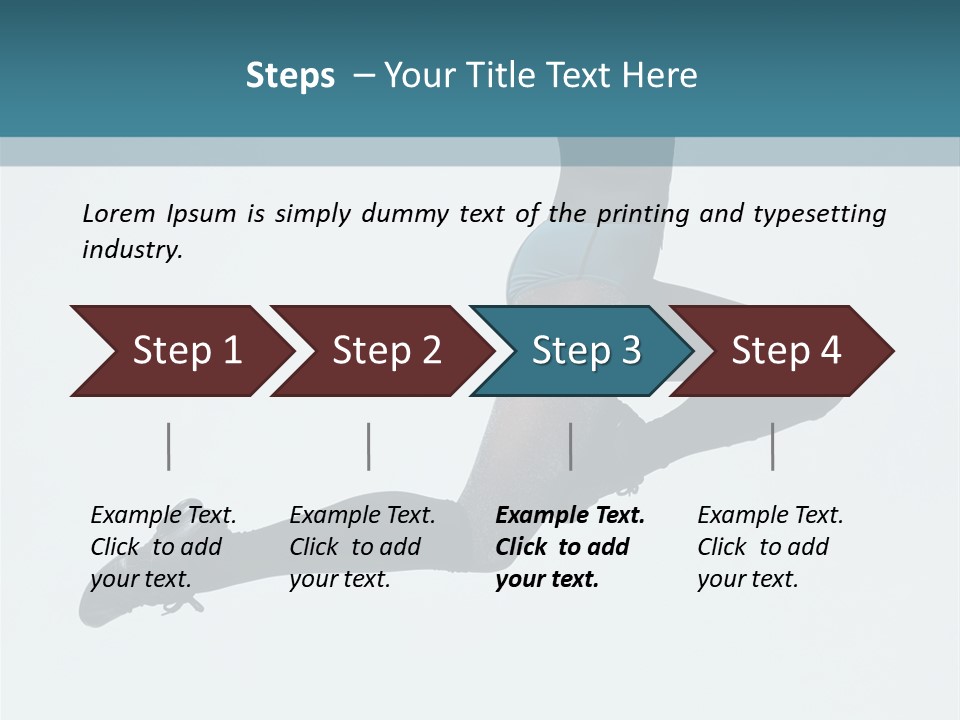 Jump Acrobat Beautiful PowerPoint Template