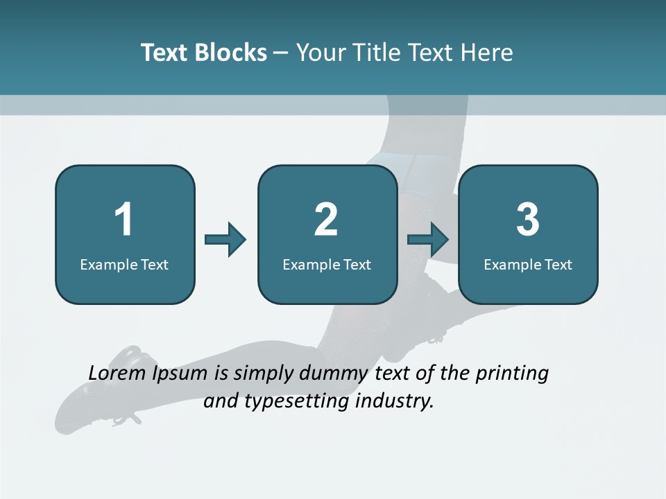 Jump Acrobat Beautiful PowerPoint Template