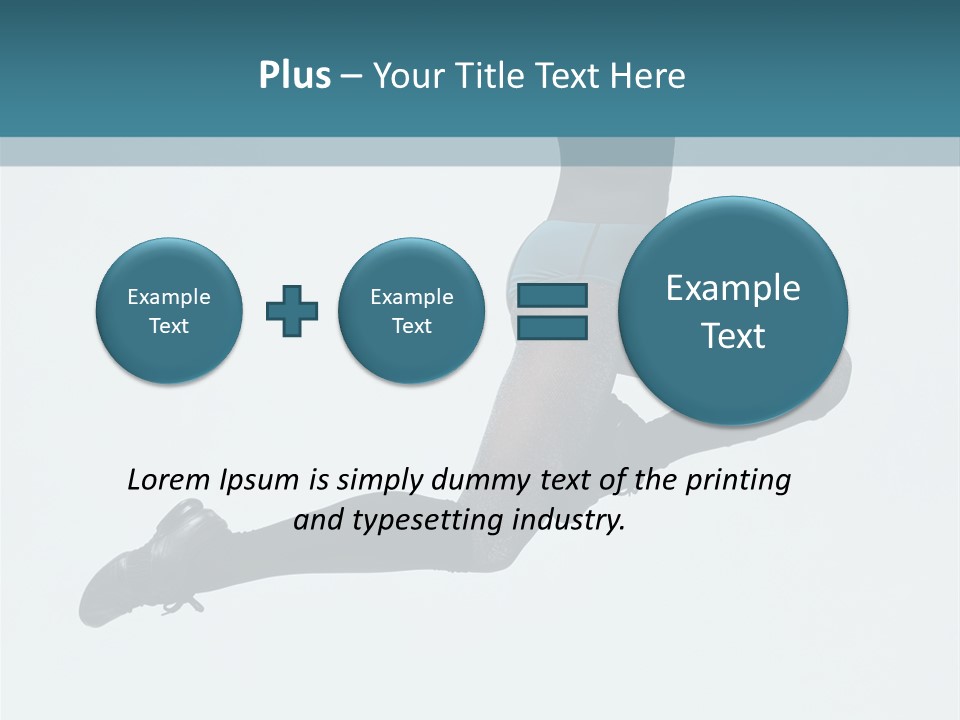 Jump Acrobat Beautiful PowerPoint Template