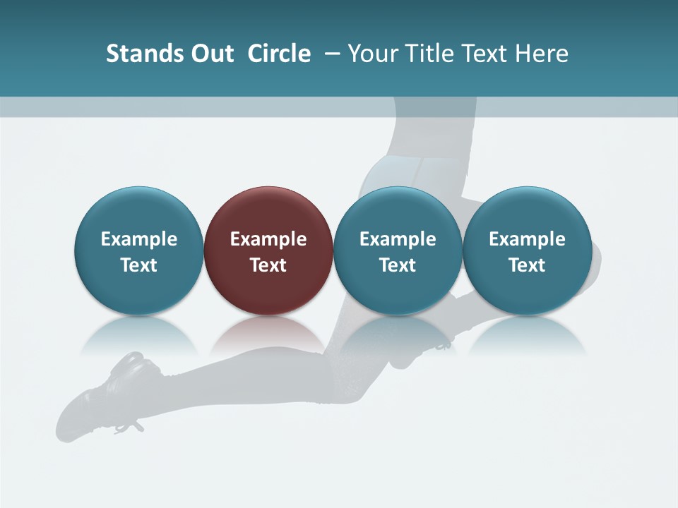 Jump Acrobat Beautiful PowerPoint Template