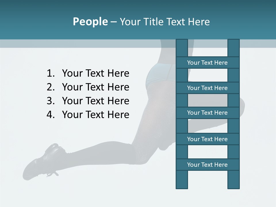 Jump Acrobat Beautiful PowerPoint Template