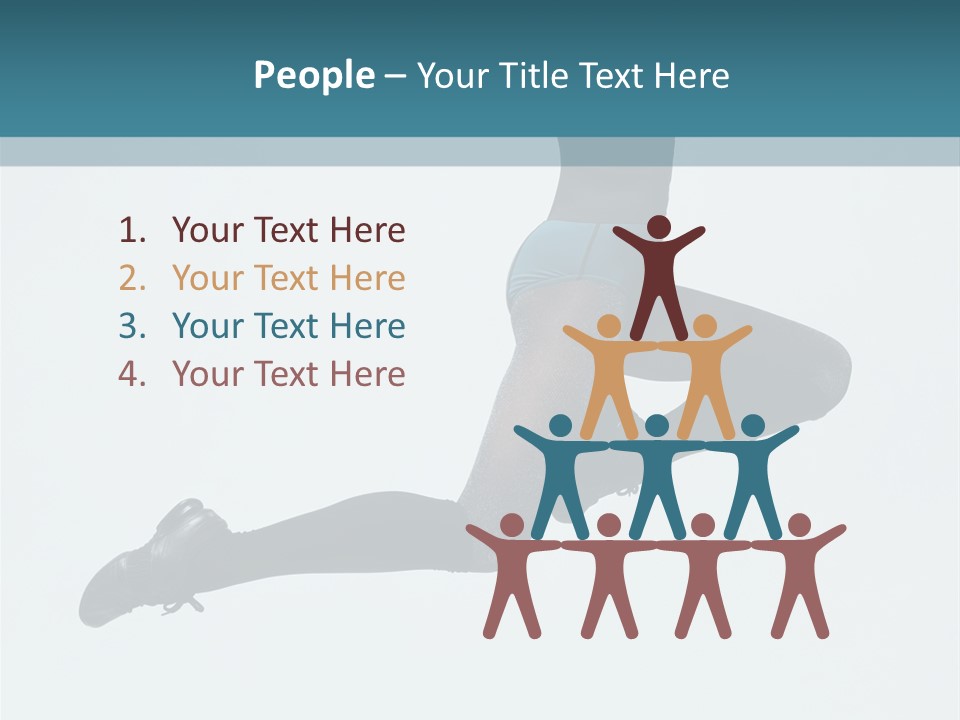 Jump Acrobat Beautiful PowerPoint Template