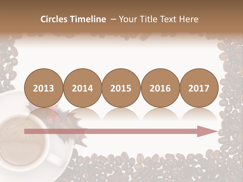 Menu Porcelain Space PowerPoint Template